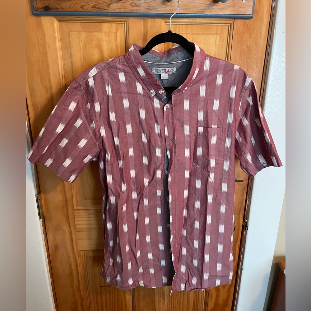 Silver lake button up shirt. Large